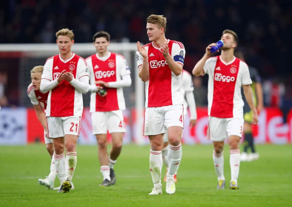 Ajax Eredivisie football match 
