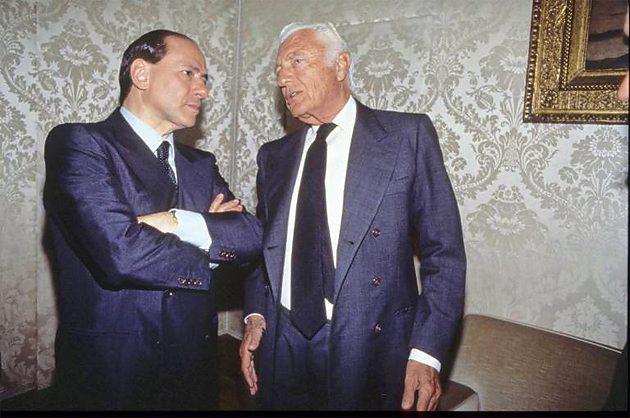 presidenti Agnelli e Berlusconi Milan Juventus