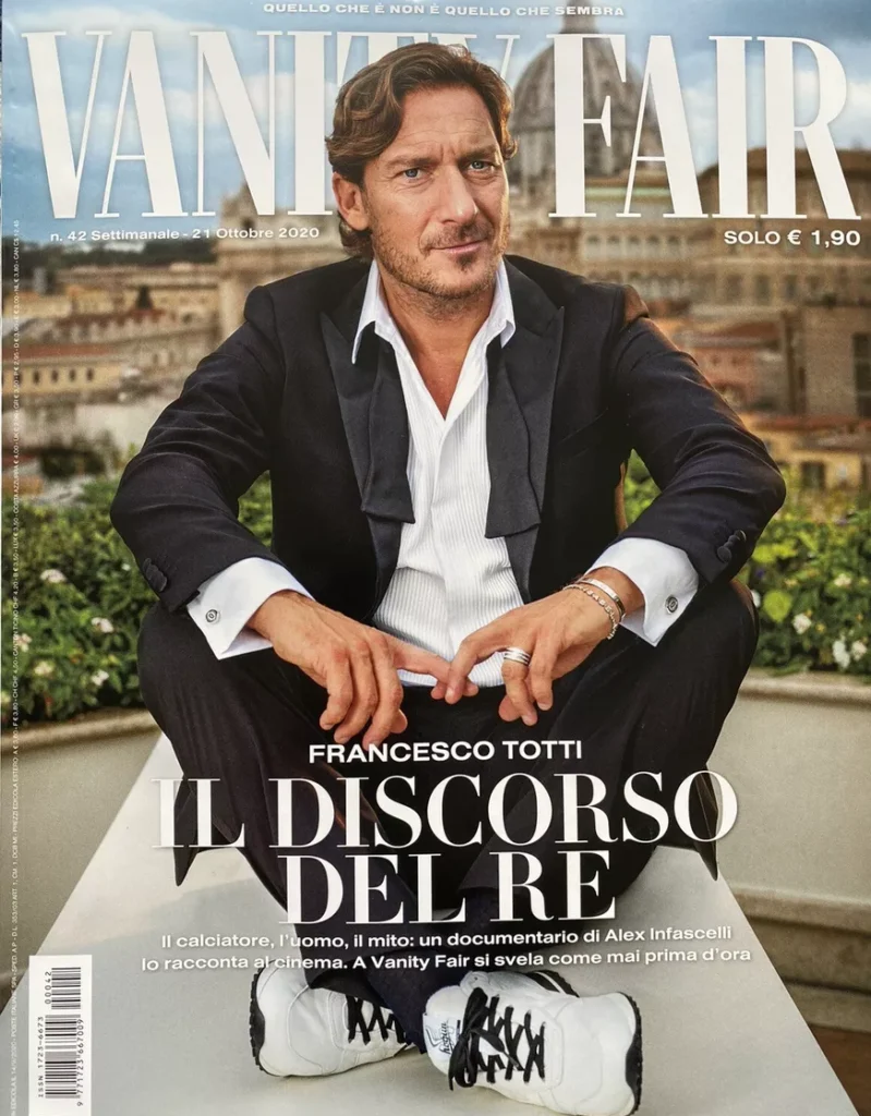 francesco totti vanity fair 2020